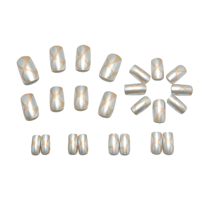 Artificial nails with elegant 3D pattern Bowlift