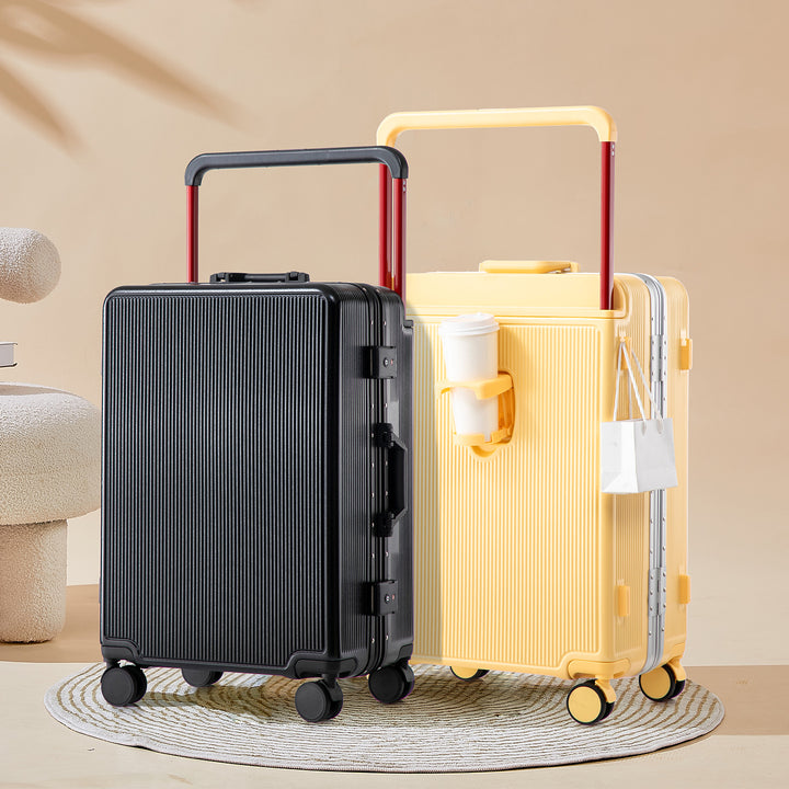 Compact Travel Roller Suitcase Bowlift