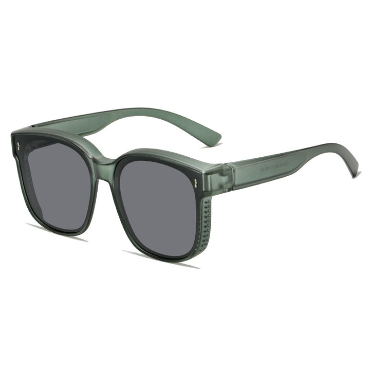 Women's fashionable square sunglasses with UV protection and comfortable temples Bowlift