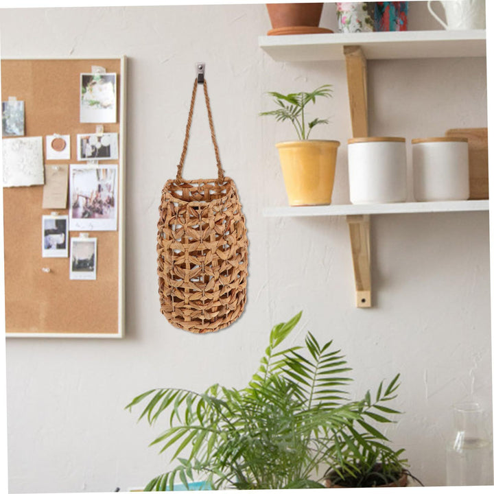 Handwoven basket with suspension device Bowlift