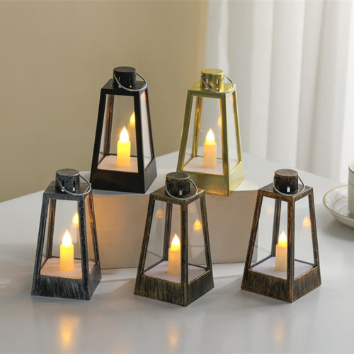 Decorative Battery-Operated Tabletop Candle Lantern Bowlift