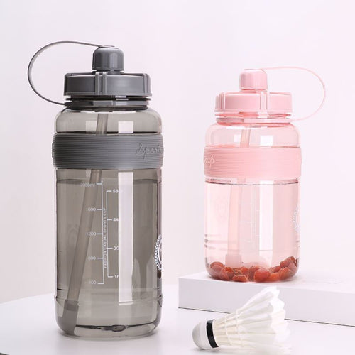 Unisex High-Volume Sports Water Bottle with Practical Lid Opening Bowlift