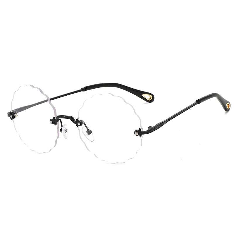 Women's Fashion Glasses with Playful Wave Frame Bowlift