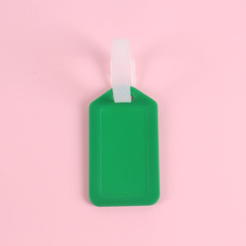 Unisex flexible silicone luggage tag Bowlift