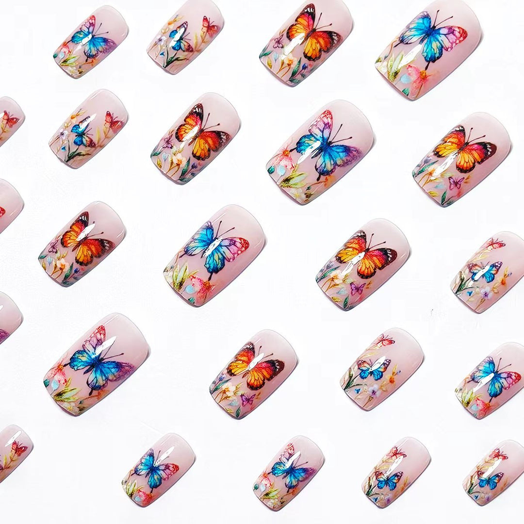 Elegant Butterfly Nail Art Bowlift