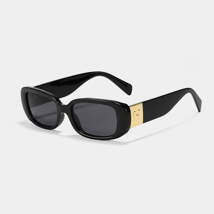 Ladies fashionable sunglasses with ergonomic plastic frame and wide UV protection lenses Bowlift