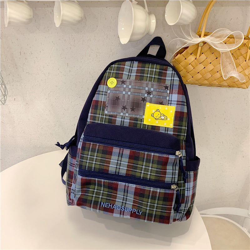Cute Illustrated Bunny Backpack