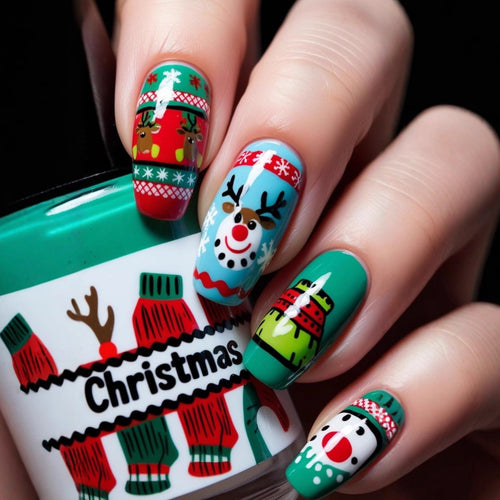 Christmas Art Nails Bowlift