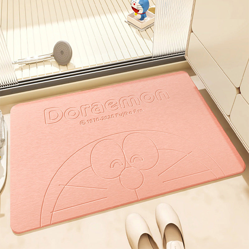 Cartoon Character Bath Rug Bowlift