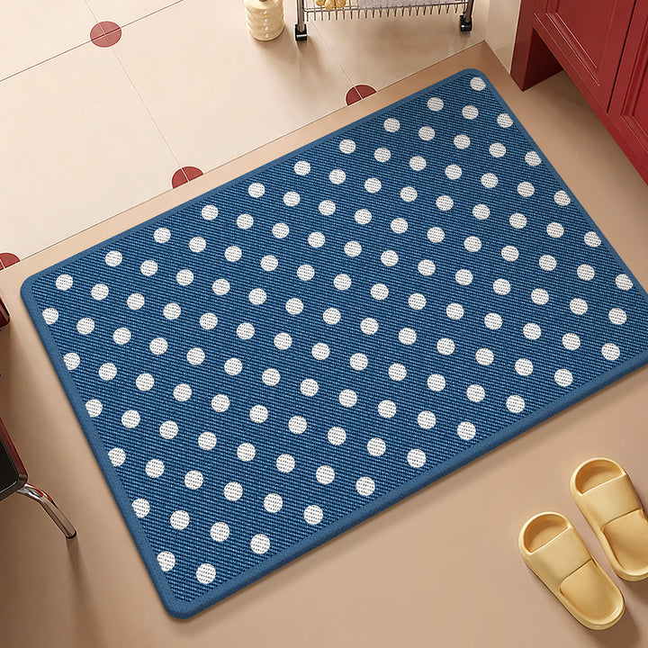 Fun Dot-Patterned Non-Slip Bathroom Mat Bowlift