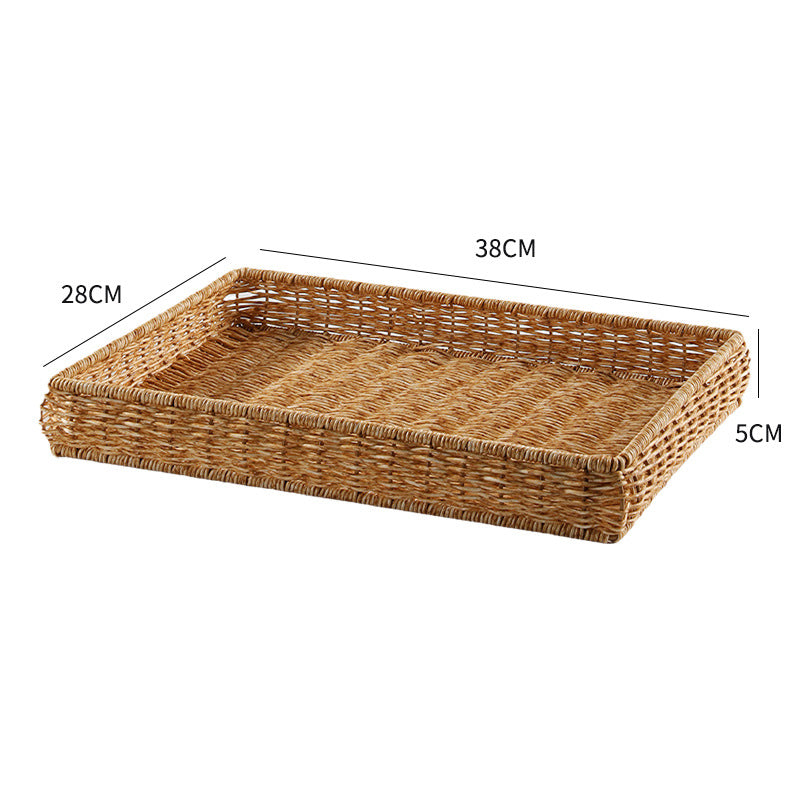 Handwoven Decorative Serving Tray Bowlift 1783754312