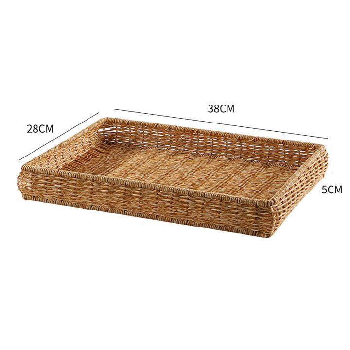 Handwoven Decorative Serving Tray Bowlift 1783754312