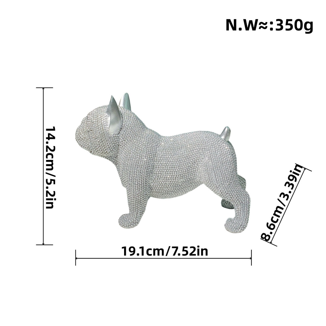 Decorative dog figure in modern design Bowlift