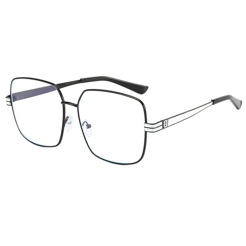 Women's fashionable square glasses with delicate metal frame Bowlift