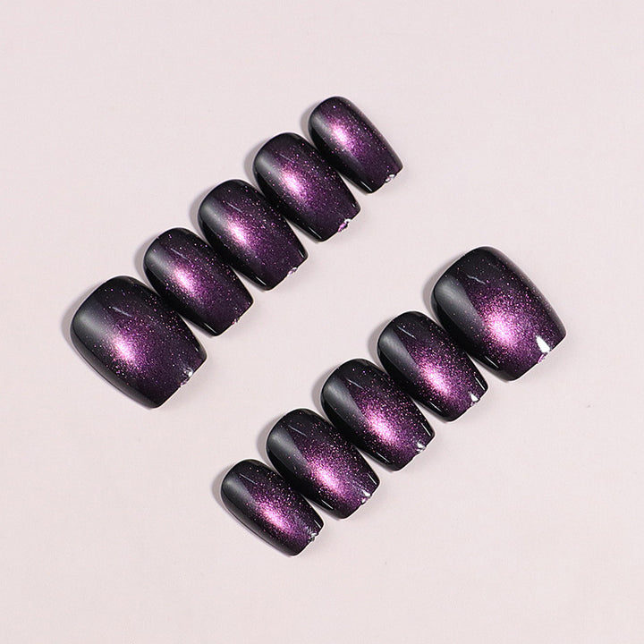 Glossy Square Press-On Nails Bowlift