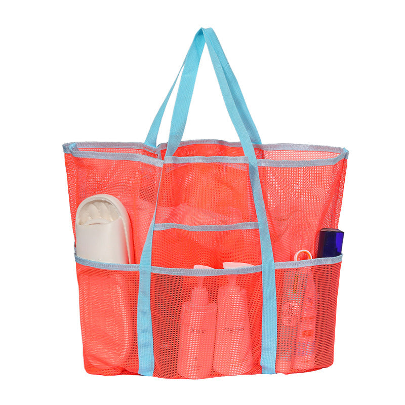 Spacious and Breathable Beach Bag Made of Mesh Material Bowlift