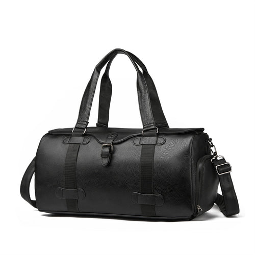 Premium Leather Travel Duffel Bag Bowlift