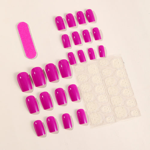 Glossy Gel Nail Extensions Bowlift