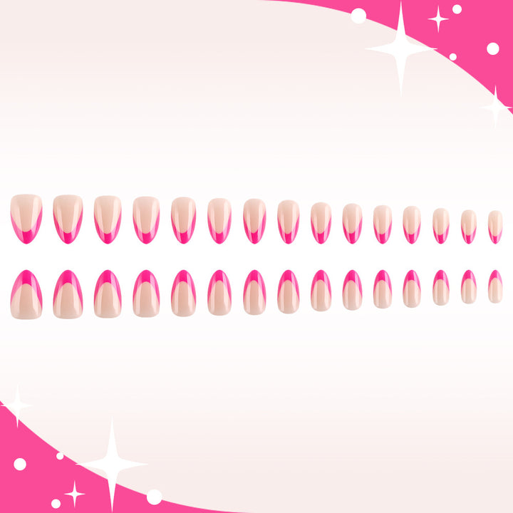 Elegant Stiletto Press-On Nails Bowlift