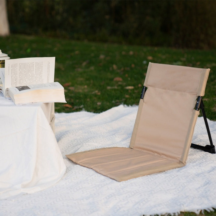 Portable Deck Chair with Adjustable Backrest Bowlift