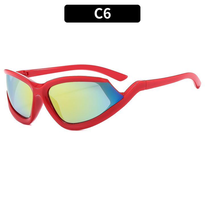 Sporty Cat-Eye Sunglasses