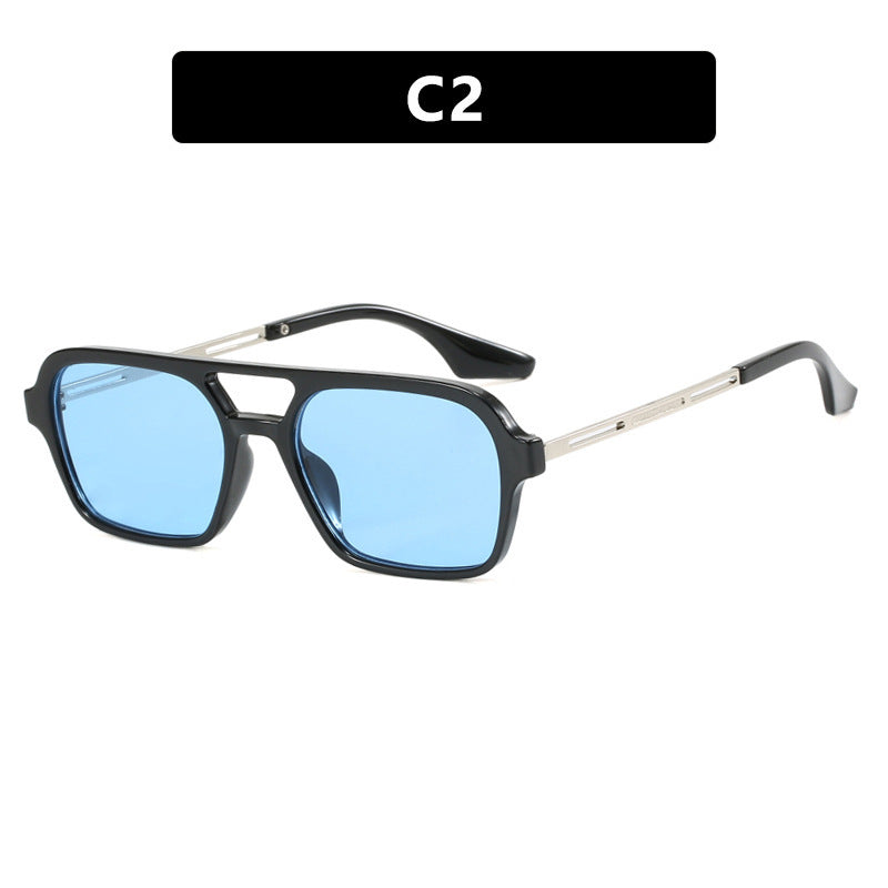 Women's striking square sunglasses with transparent frame Bowlift