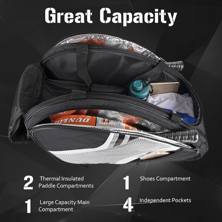 Multi-Compartment Sports Equipment Backpack Bowlift