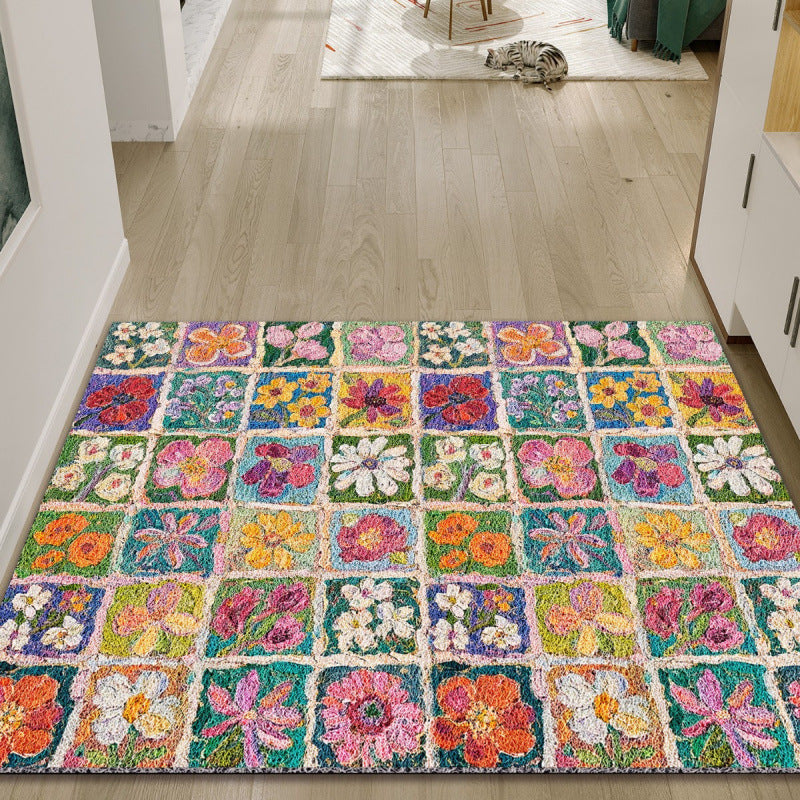 Floral Patchwork Area Rug Bowlift