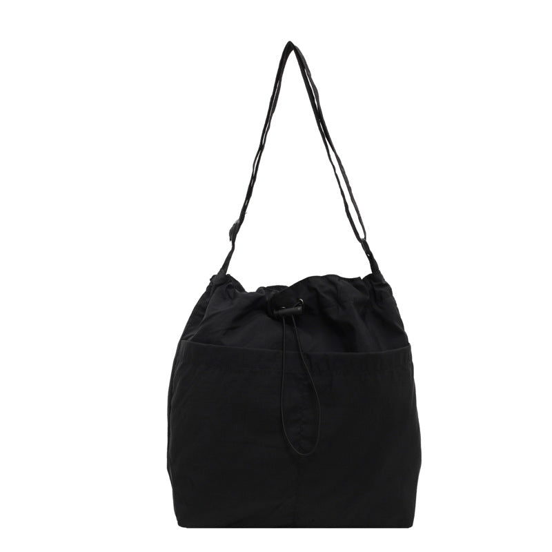 Trendy Drawstring Shoulder Bag Bowlift