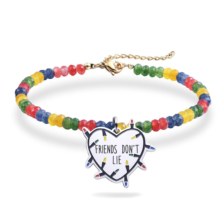 Colorful Beaded Friendship Necklace Bowlift