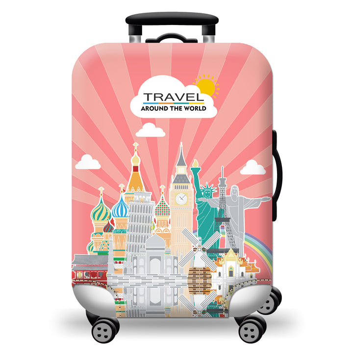 Geometric Travel Hard Shell Suitcase Bowlift