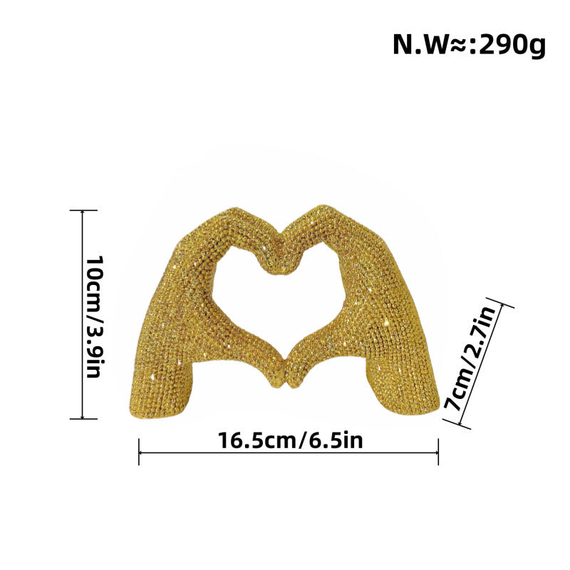 Heart Hand Sculpture Bowlift