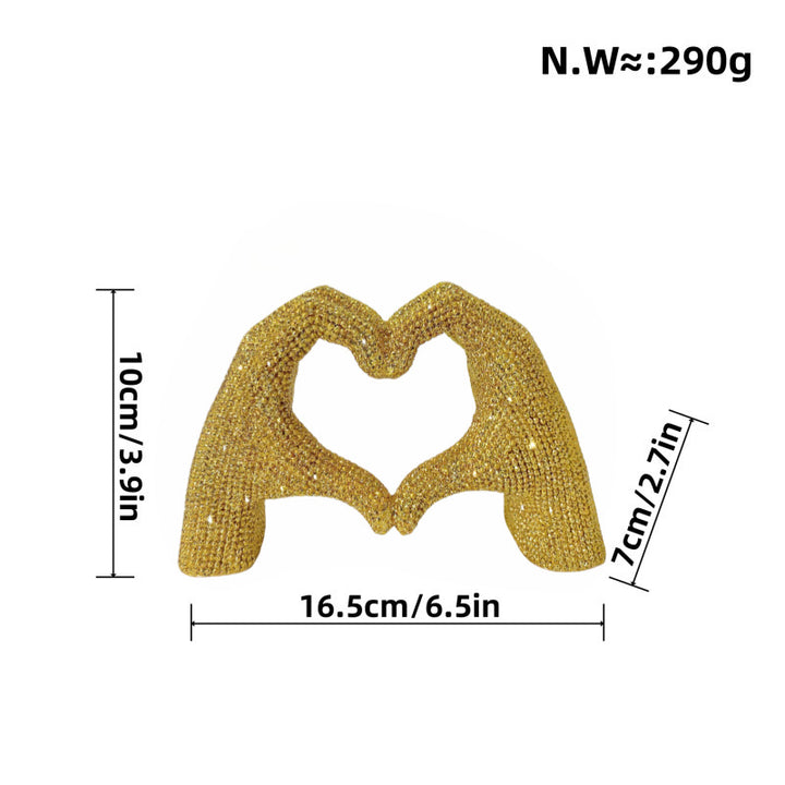 Heart Hand Sculpture Bowlift