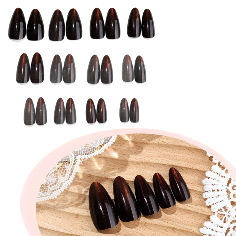 Stylish Ombre Effect Artificial Nails Bowlift