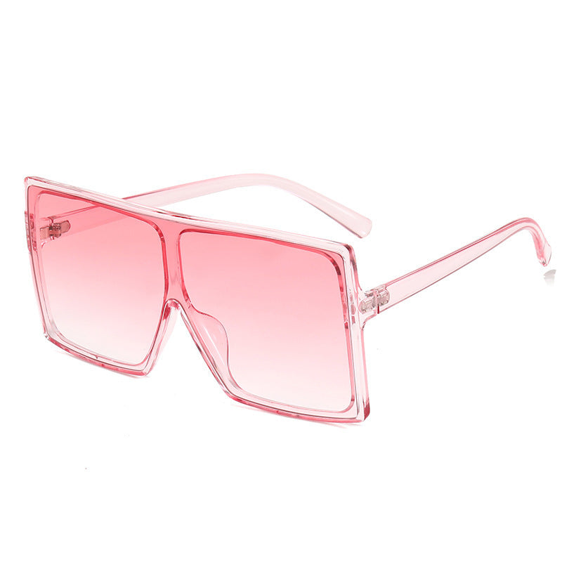 Women's Oversized Sunglasses in Fashionable Geometric Design Bowlift