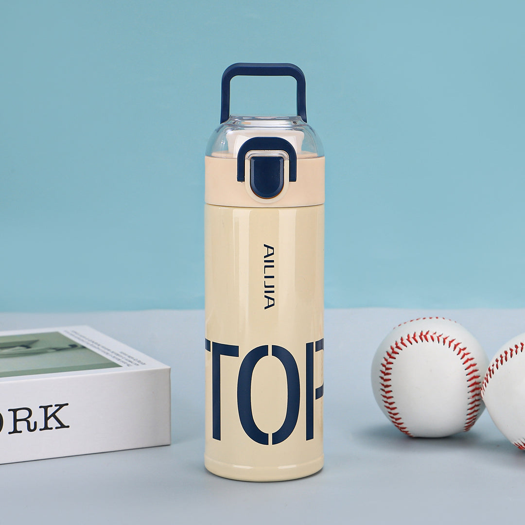 Women's Innovative Drink Bottle with Flip Top Closure Bowlift