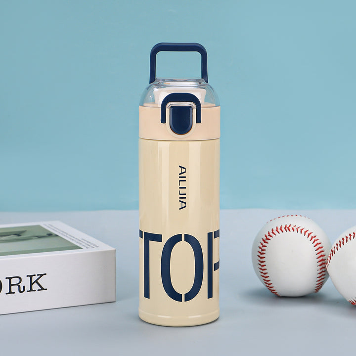 Women's Innovative Drink Bottle with Flip Top Closure Bowlift