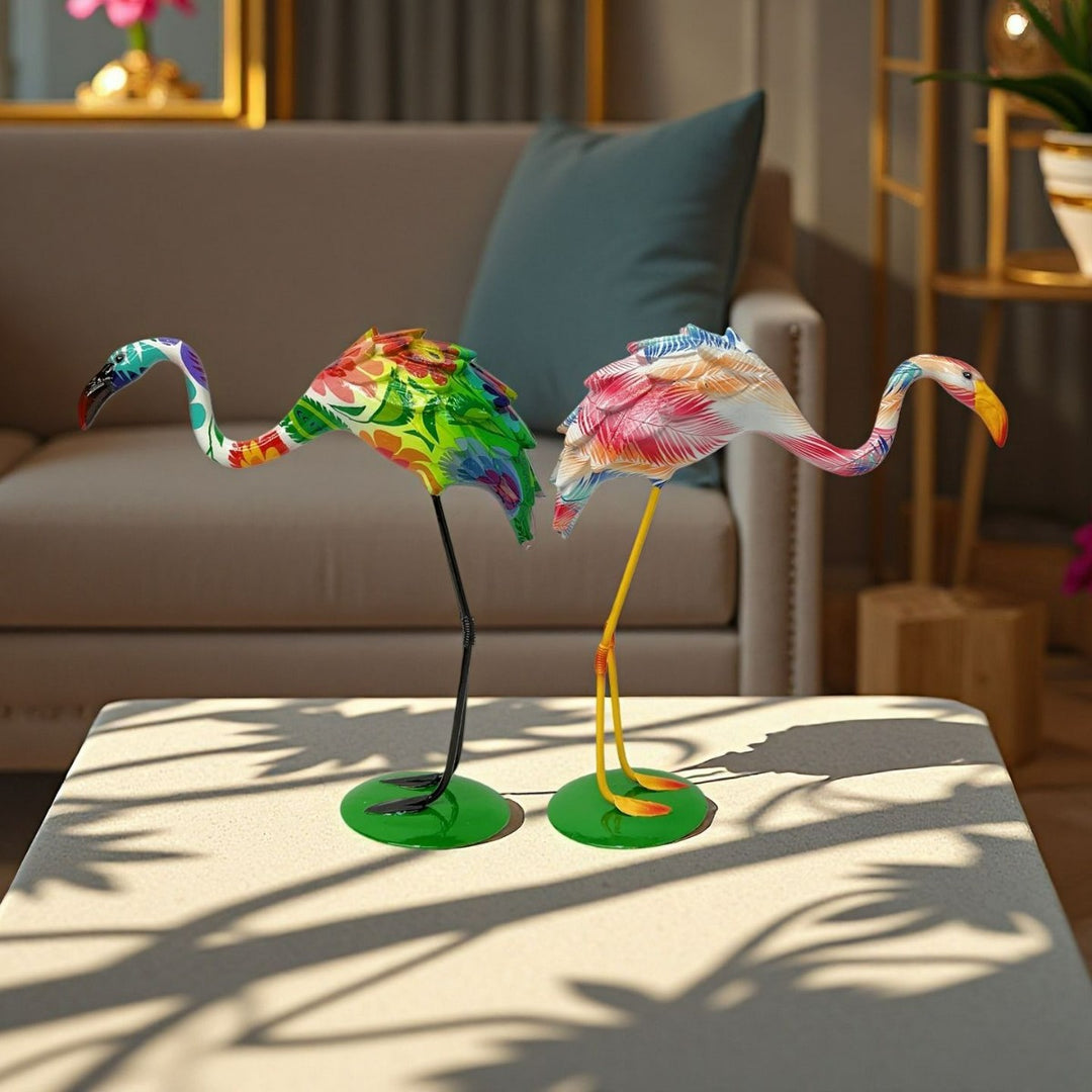 Artistically designed Flamingo sculpture Bowlift