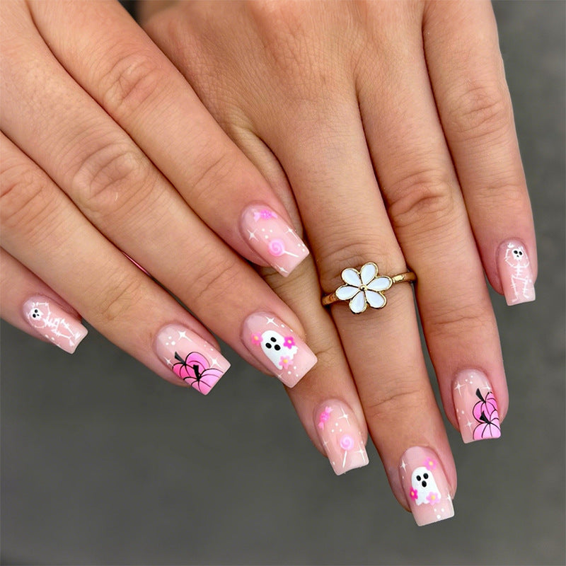 Playful Themed Press-On Nail Set Bowlift