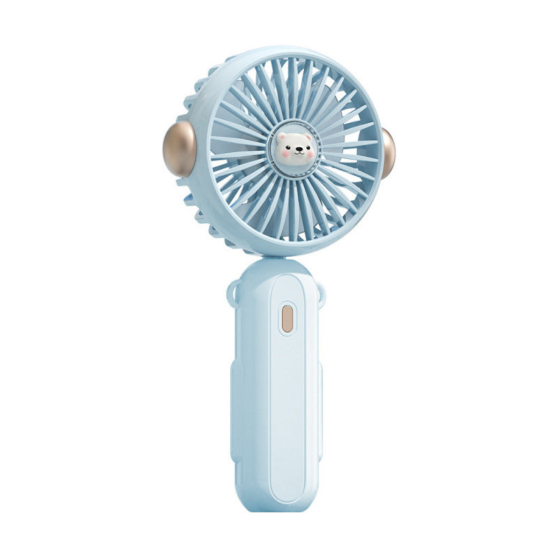 Cute Character Portable Handheld Fan Bowlift