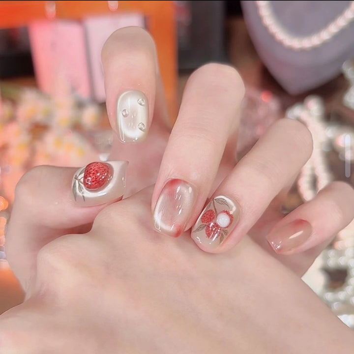 Artistic Decorated Nail Set