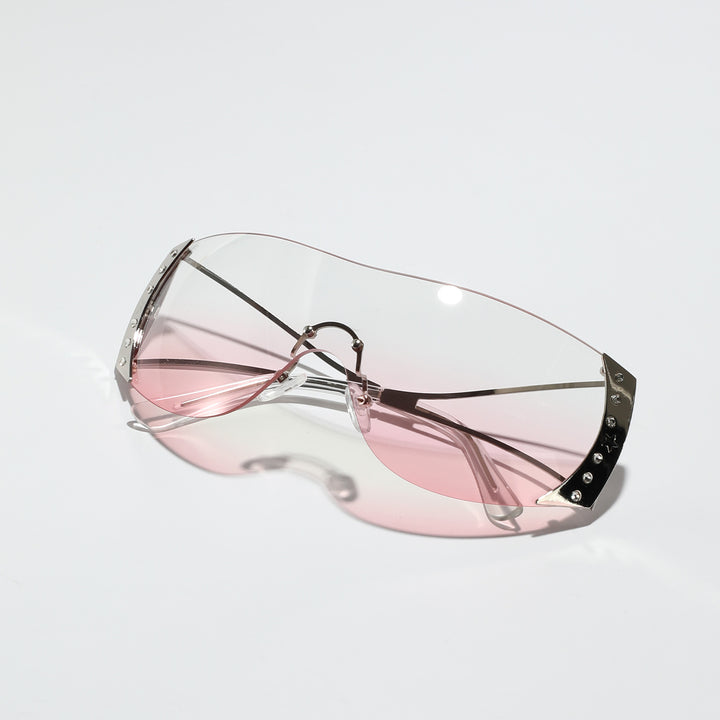 Women futuristic sunglasses with stylish frame and high-grade UV protection Bowlift