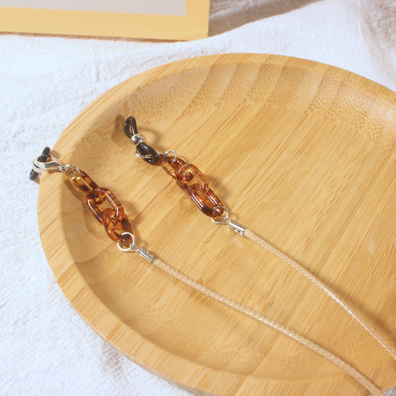 Fashionable glasses strap with pendants Bowlift
