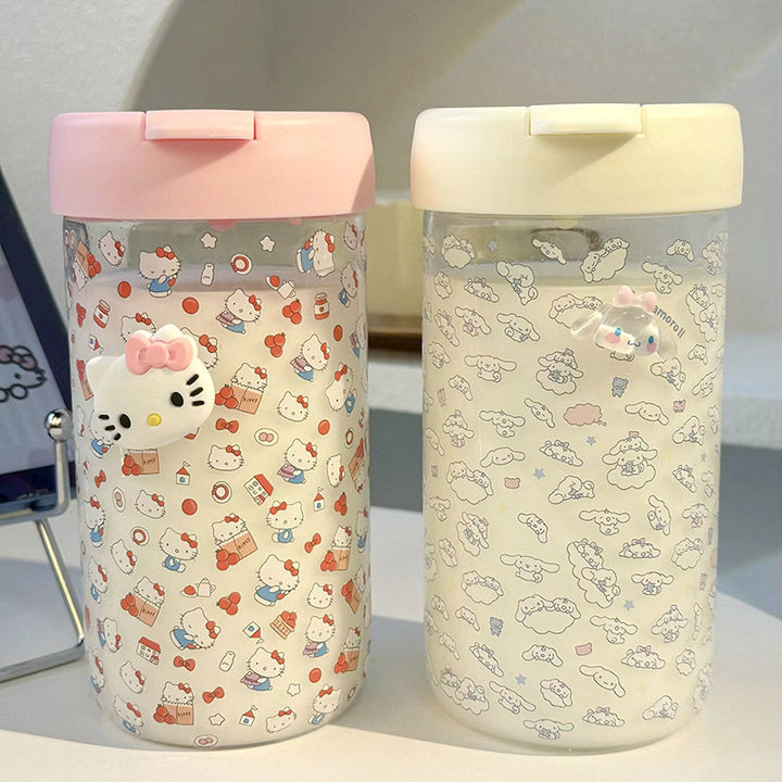Ladies insulated drinking bottle with playful animal motif Bowlift