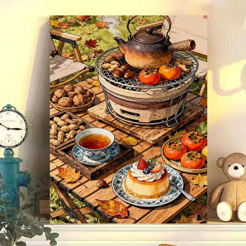 Autumn Harvest Kitchen Art Print Bowlift