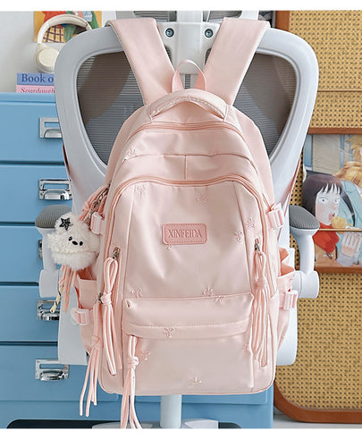 Stylish Emi Floral Embroidered Backpack