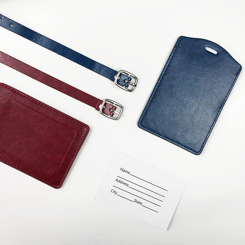 Leather Luggage Tag Bowlift