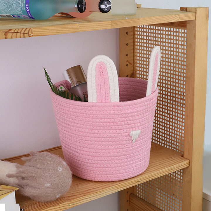 Playful Storage Basket in Rabbit Design Bowlift