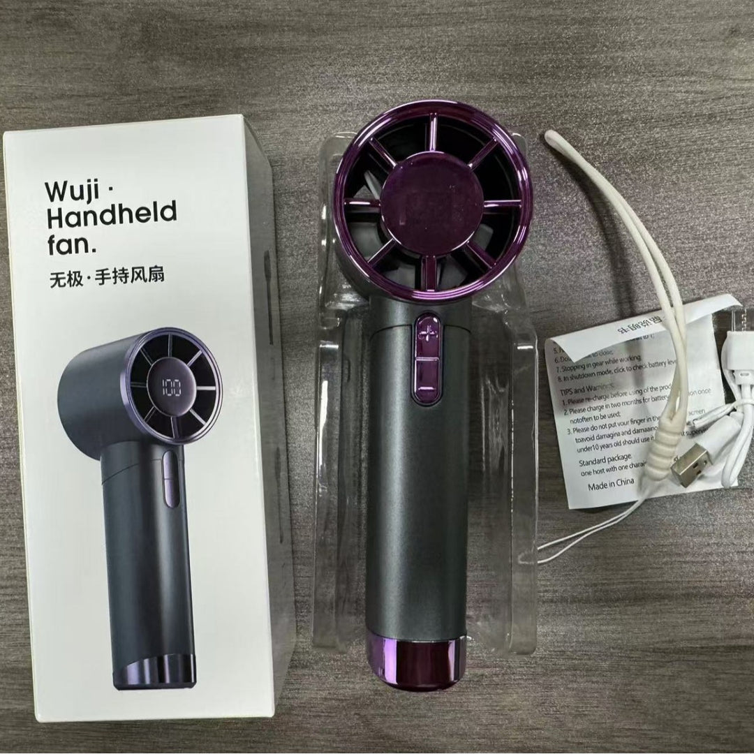 Ladies Portable Mini Fan with USB Charging Function and Variable Speed Control Bowlift
