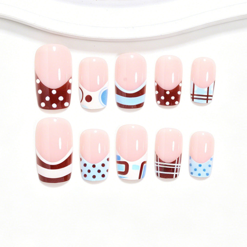 Artistic French Tip Nail Design Bowlift 1788858466